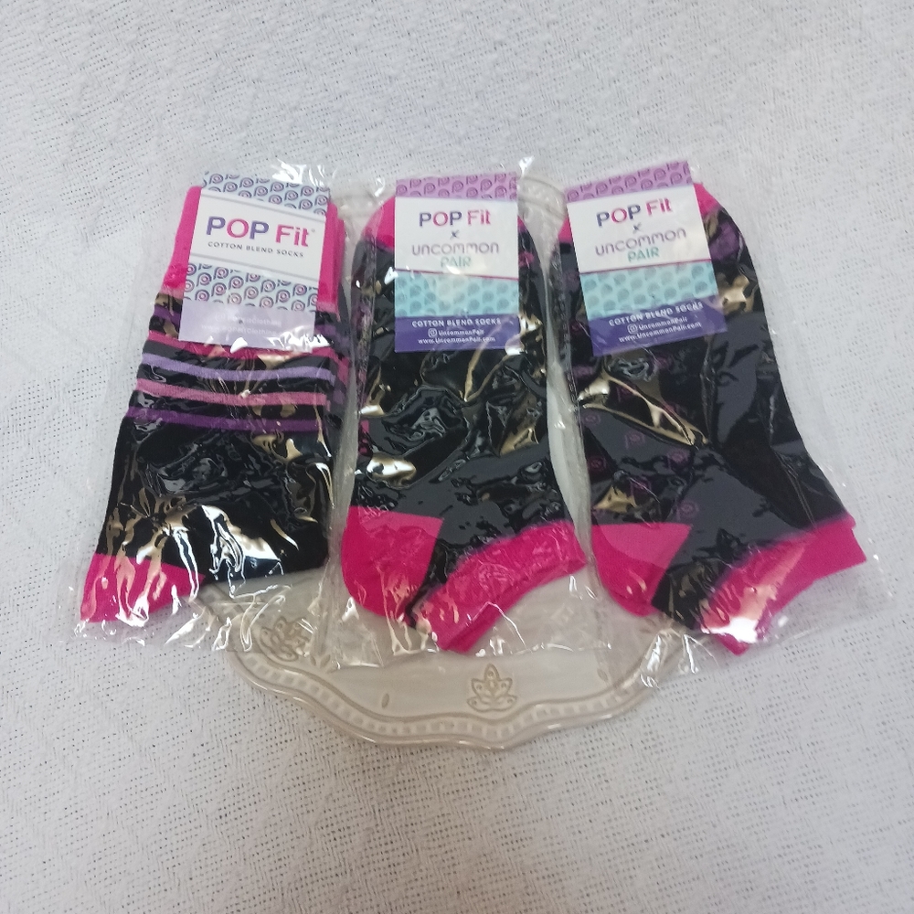 Set of 3 POP Fit Socks - Picture 1 of 2